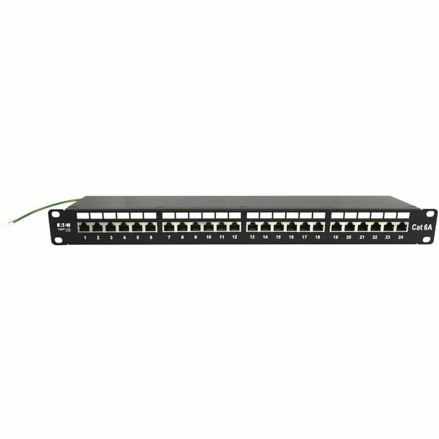 Alternate-Image4 Image for Eaton Tripp Lite Series 24-Port Cat6a Shielded Patch Panel - 10 Gbps, STP, 110 Punch Down, RJ45, 1U, TAA
