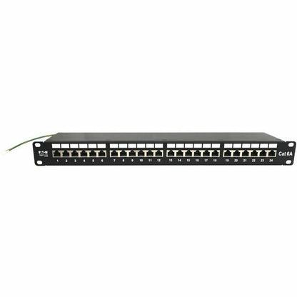 Alternate-Image4 Image for Eaton Tripp Lite Series 24-Port Cat6a Shielded Patch Panel - 10 Gbps, STP, 110 Punch Down, RJ45, 1U, TAA