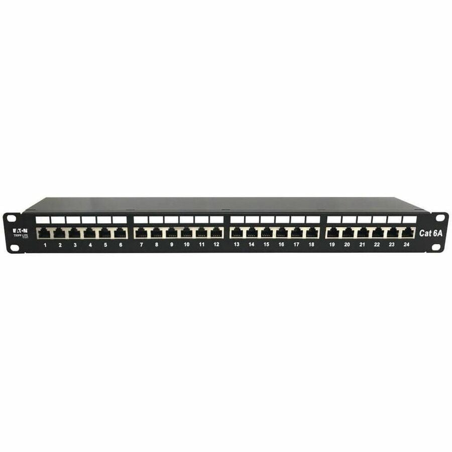 Alternate-Image2 Image for Eaton Tripp Lite Series 24-Port Cat6a Shielded Patch Panel - 10 Gbps, STP, 110 Punch Down, RJ45, 1U, TAA