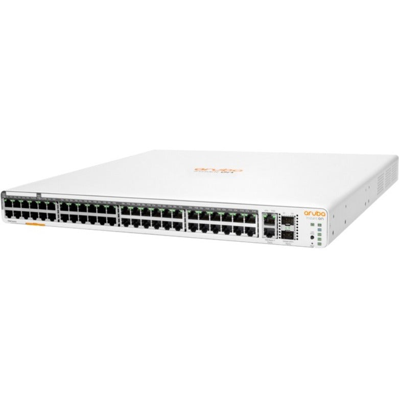 Alternate-Image2 Image for HPE Instant On 1960 48G 40p Class4 8p Class6 PoE 2XGT 2SFP+ 600W Switch