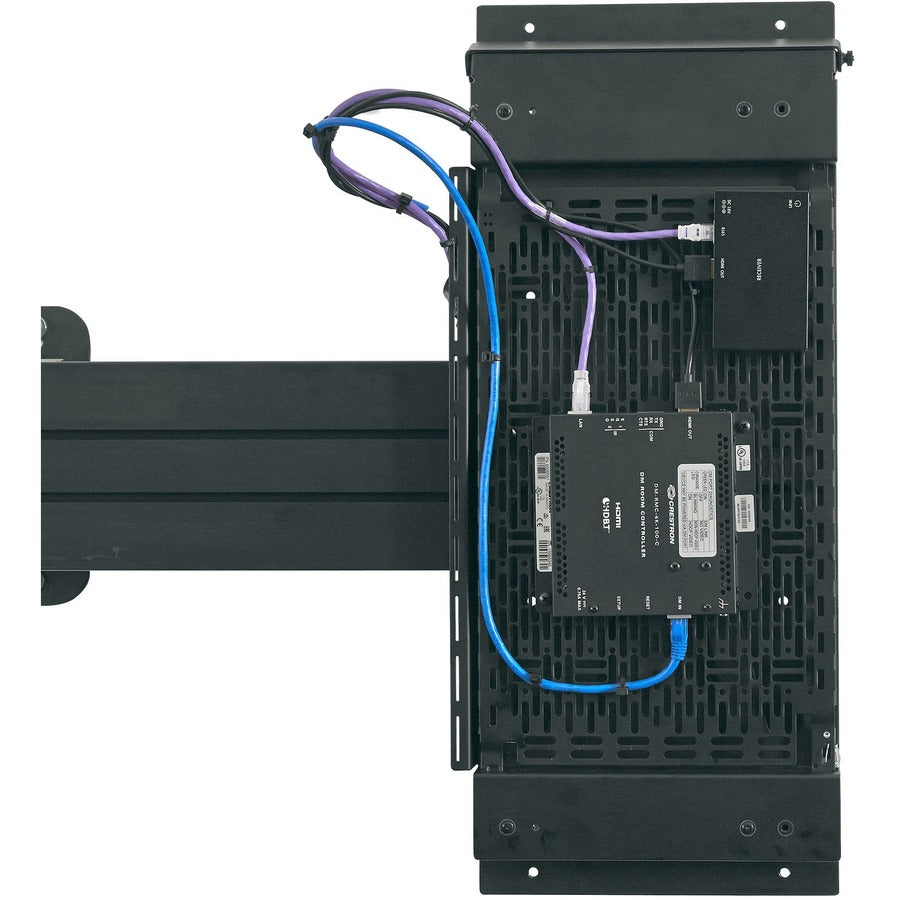 Rear Image for Chief Proximity Component Storage Slide-Lock Panel for AV Systems - Black