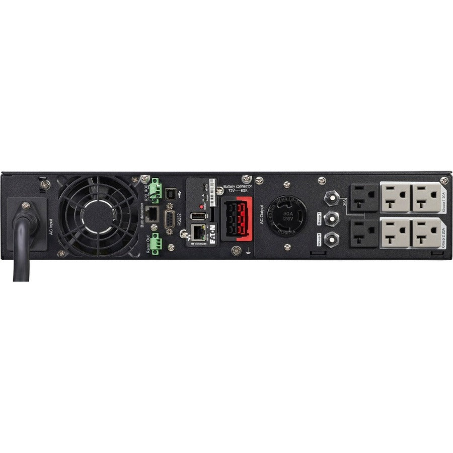 Rear Image for Eaton 5PX G2 1950VA 1950W 120V Line-Interactive UPS - 6 NEMA 5-20R, 1 L5-20R Outlets, Cybersecure Network Card Option, Extended Run, 2U Rack/Tower