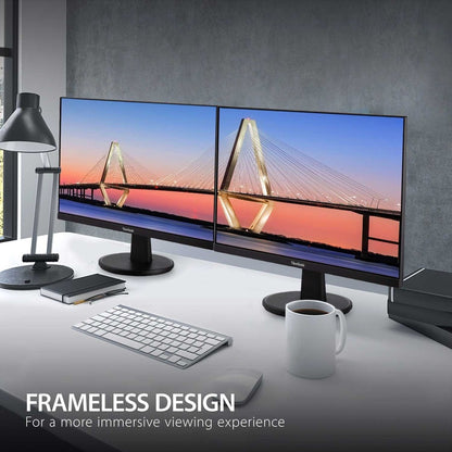 Alternate-Image2 Image for ViewSonic VA2247-MH 22 Inch Full HD 1080p Monitor with Ultra-Thin Bezel, AMD FreeSync, 75 Hz, Eye Care, HDMI, VGA Inputs for Home and Office