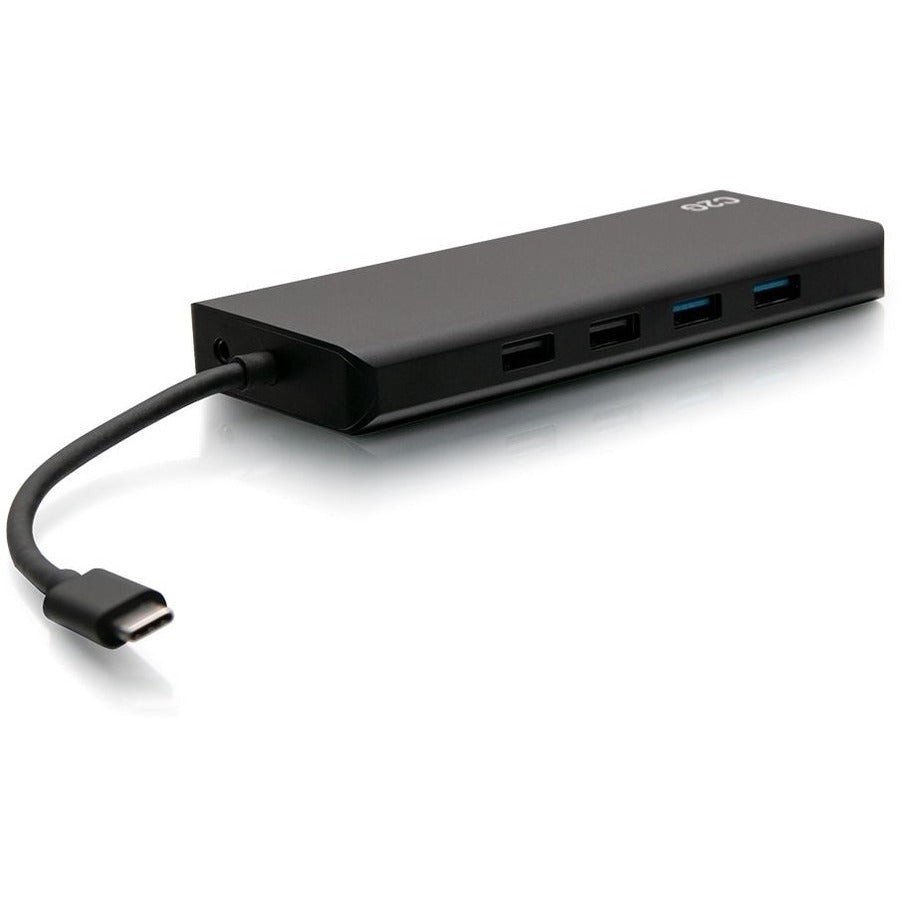 Alternate-Image5 Image for C2G USB C Docking Station - Dual Monitor Docking Station with 4K HDMI, USB, Ethernet, and AUX - Power Delivery up to 60W