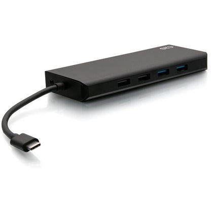 Alternate-Image5 Image for C2G USB C Docking Station - Dual Monitor Docking Station with 4K HDMI, USB, Ethernet, and AUX - Power Delivery up to 60W