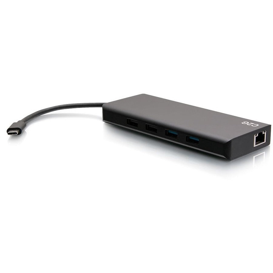 Alternate-Image2 Image for C2G USB C Docking Station - Dual Monitor Docking Station with 4K HDMI, USB, Ethernet, and AUX - Power Delivery up to 60W