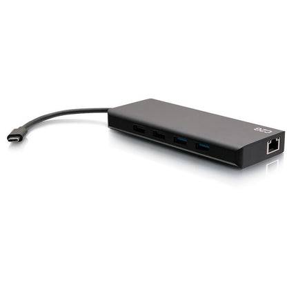 Alternate-Image2 Image for C2G USB C Docking Station - Dual Monitor Docking Station with 4K HDMI, USB, Ethernet, and AUX - Power Delivery up to 60W