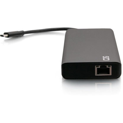 Alternate-Image1 Image for C2G USB C Docking Station - Dual Monitor Docking Station with 4K HDMI, USB, Ethernet, and AUX - Power Delivery up to 60W
