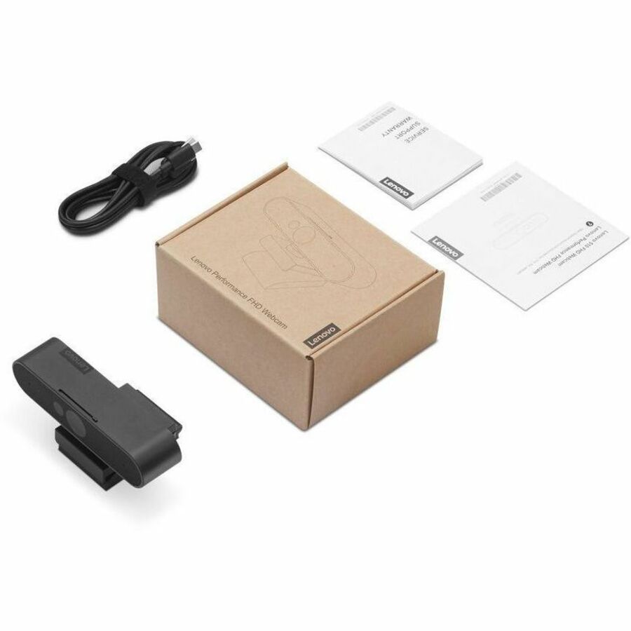Alternate-Image3 Image for Lenovo Video Conferencing Camera - Black - USB Type C - 1 / Each