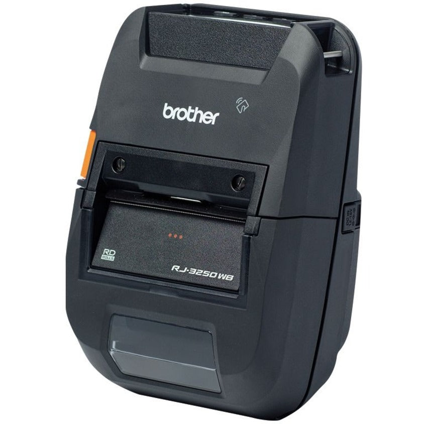 Alternate-Image1 Image for Brother RuggedJet RJ-3250WB-L Mobile Direct Thermal Printer - Monochrome - Portable - Label/Receipt Print - Ethernet - USB - Bluetooth - Wireless LAN - Black