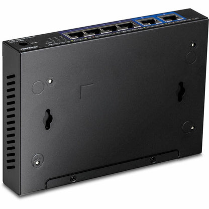 Alternate-Image2 Image for TRENDnet 6-Port 10G Switch, 4 x 2.5G RJ-45 Base-T Ports, TEG-S762, 2 x 10G RJ-45 Ports, 60Gbps Switching Capacity, Wall Mountable, Ethernet Splitter, NDAA & TAA Compliant, Lifetime Protection, Black