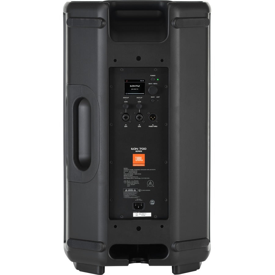 Rear Image for JBL Professional EON712 Bluetooth Speaker System - 650 W RMS - Black