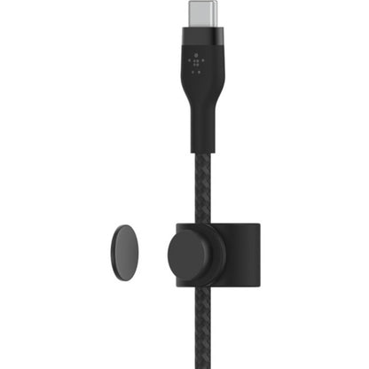 Alternate-Image4 Image for Belkin 60W USB-C to USB-C Cable - 480 Mbps - Silicone, Braided - M/M - 3m/9.9ft - Black