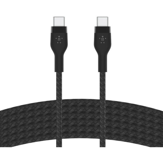 Main Image for Belkin 60W USB-C to USB-C Cable - 480 Mbps - Silicone, Braided - M/M - 3m/9.9ft - Black