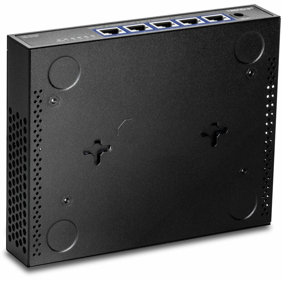 Alternate-Image4 Image for TRENDnet 5-Port 10G Switch, TEG-S750, 5 x 10G RJ-45 Ports, 100Gbps Switching Capacity, Supports 2.5G and 5G-Base-T Connections, Ethernet Splitter, NDAA & TAA Compliant, Lifetime Protection, Black