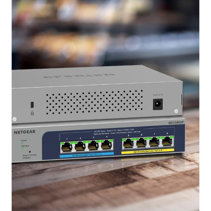 Alternate-Image10 Image for Netgear 8-port Ultra60 PoE++ Multi-Gigabit (2.5G) Ethernet Plus Switch