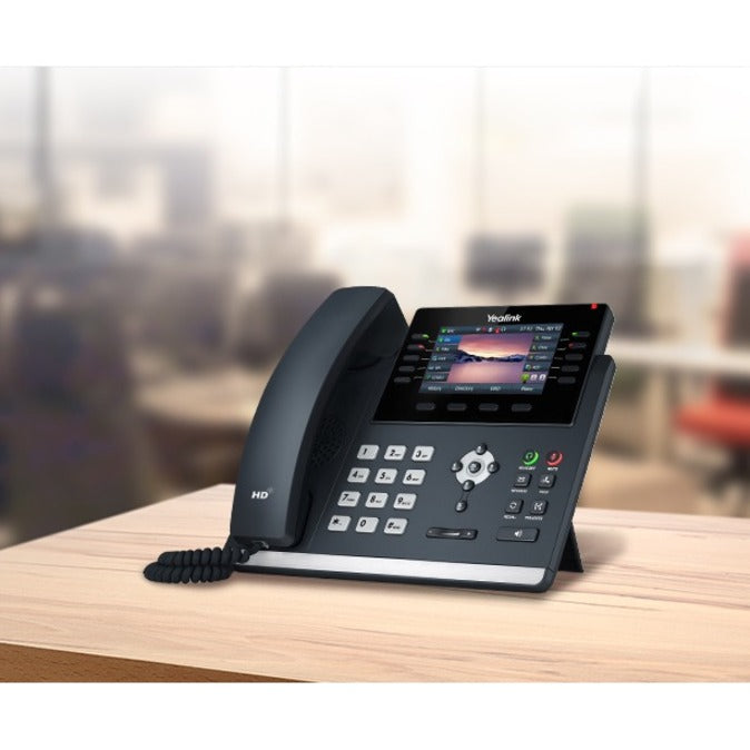 Alternate-Image3 Image for Yealink SIP-T46U IP Phone - Corded - Corded - Wall Mountable, Desktop - Classic Gray