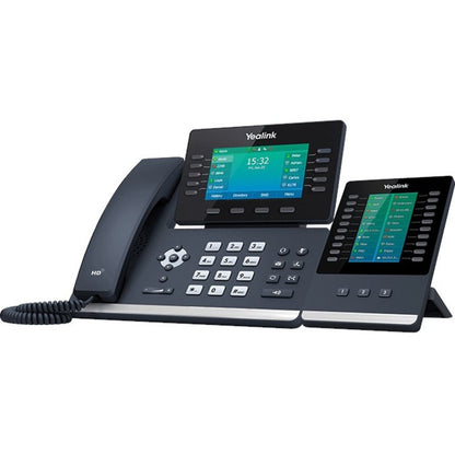 Alternate-Image2 Image for Yealink SIP-T54W IP Phone - Corded/Cordless - Corded/Cordless - Bluetooth, Wi-Fi - Wall Mountable, Desktop - Classic Gray