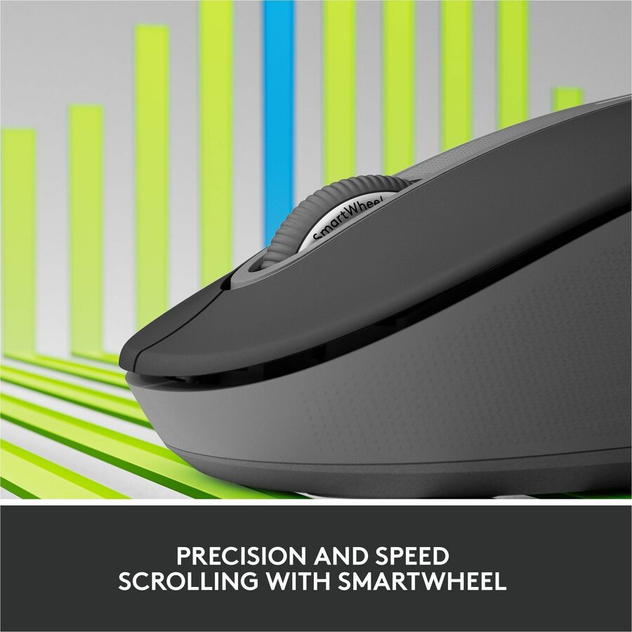 Alternate-Image4 Image for Logitech Signature M650 for Business Wireless Mouse, For Small to Medium Sized Hands, Logi Bolt, Graphite