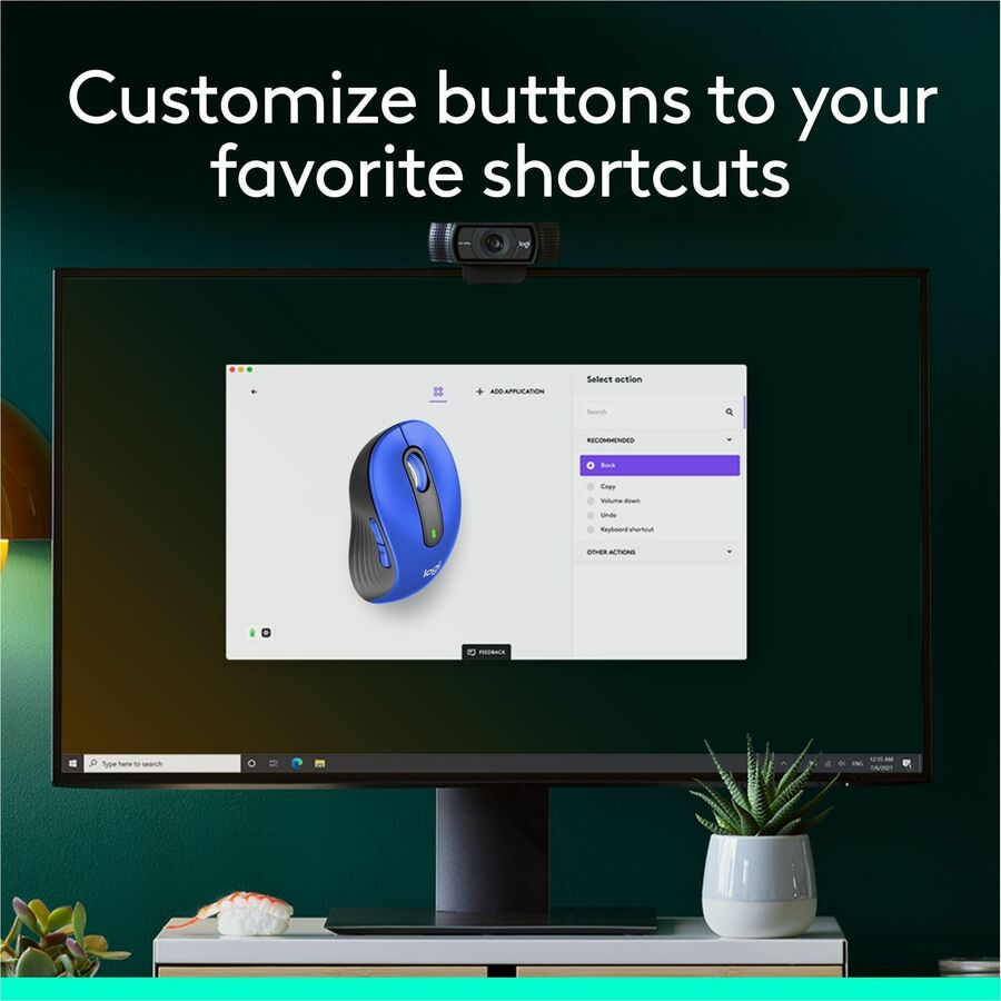 Alternate-Image2 Image for Logitech Signature M650 L Full Size Wireless Mouse - For Large Sized Hands, 2-Year Battery, Silent Clicks, Blue