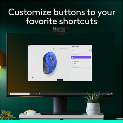 Alternate-Image2 Image for Logitech Signature M650 L Full Size Wireless Mouse - For Large Sized Hands, 2-Year Battery, Silent Clicks, Blue