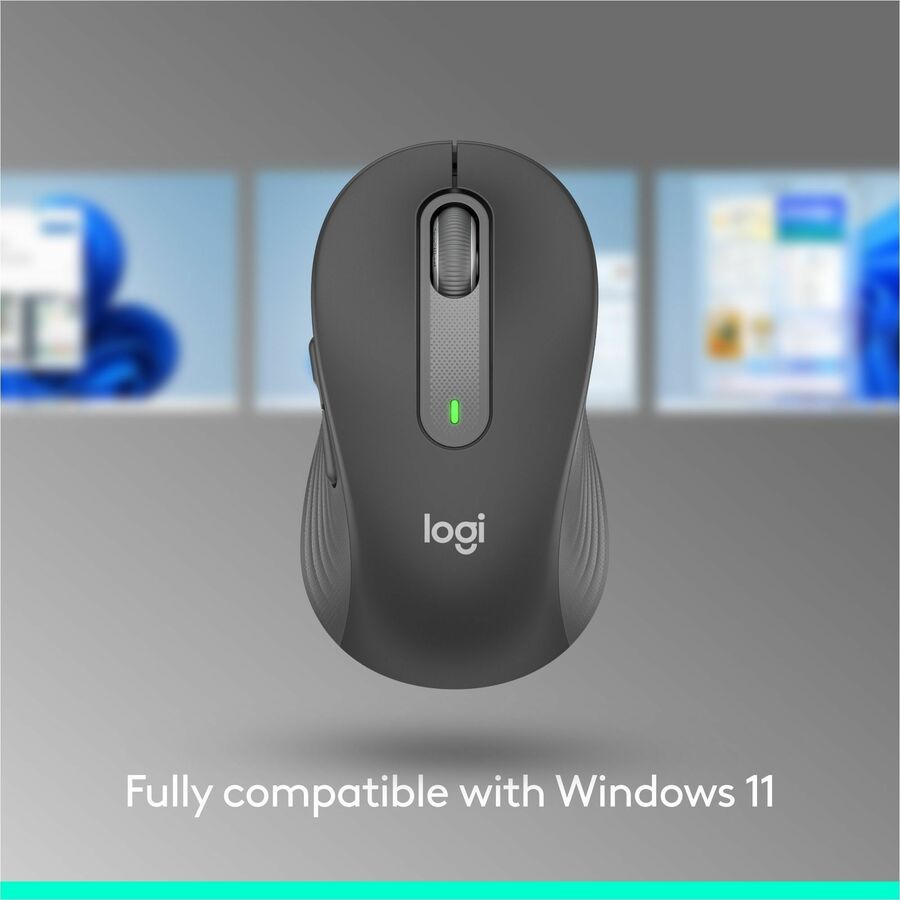 Alternate-Image8 Image for Logitech Signature M650 L Full Size Wireless Mouse - For Large Sized Hands, 2-Year Battery, Silent Clicks, Blue