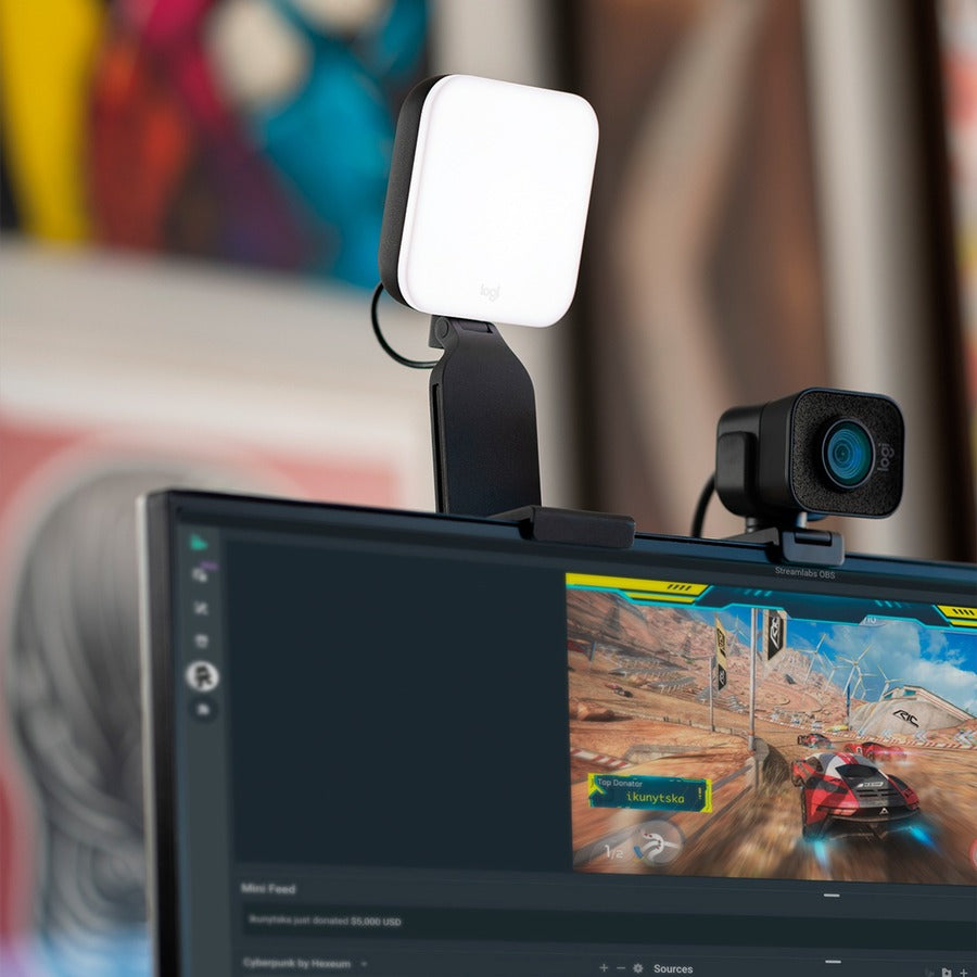 Alternate-Image4 Image for Logitech Litra Glow Premium Streaming Light with TrueSoft