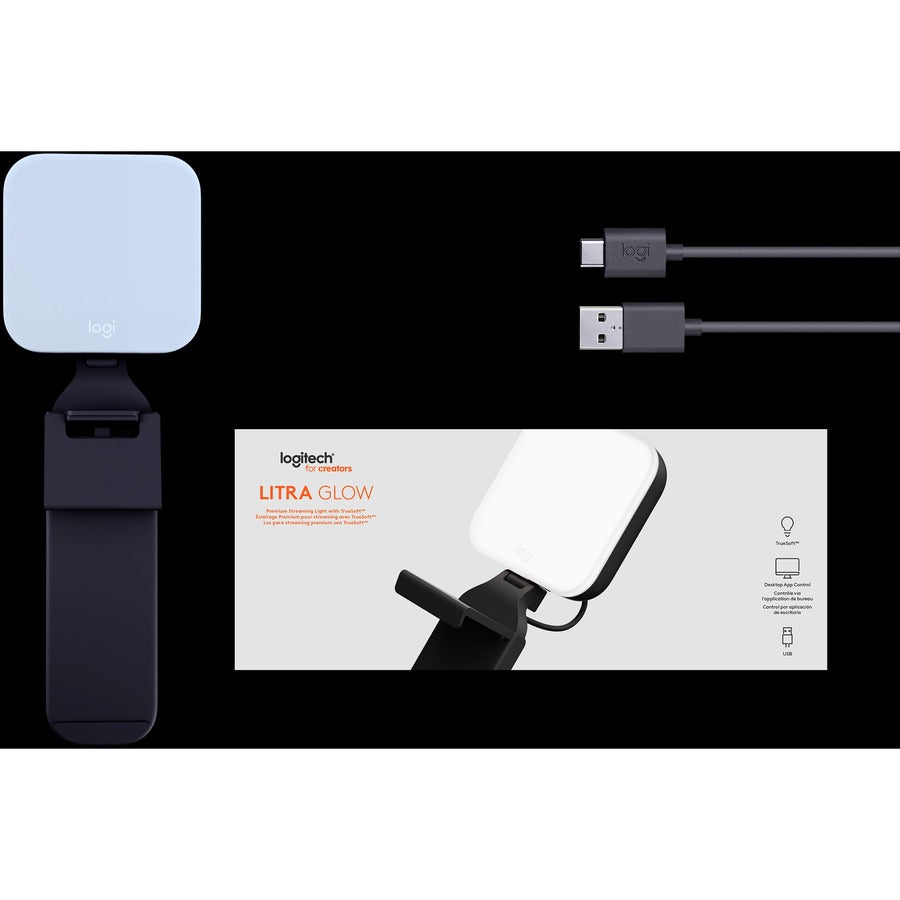 Alternate-Image8 Image for Logitech Litra Glow Premium Streaming Light with TrueSoft