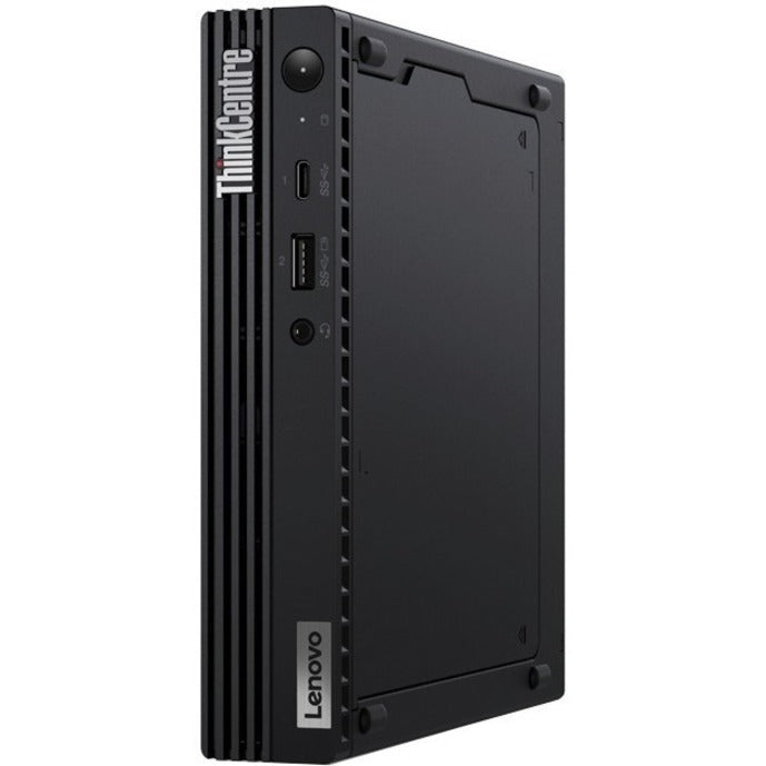 Alternate-Image1 Image for Lenovo ThinkCentre M75q Gen 2 11JN002PUS Desktop Computer - AMD Ryzen 5 PRO 5650GE - 8 GB - 256 GB PCI Express NVMe SSD - Tiny - Black