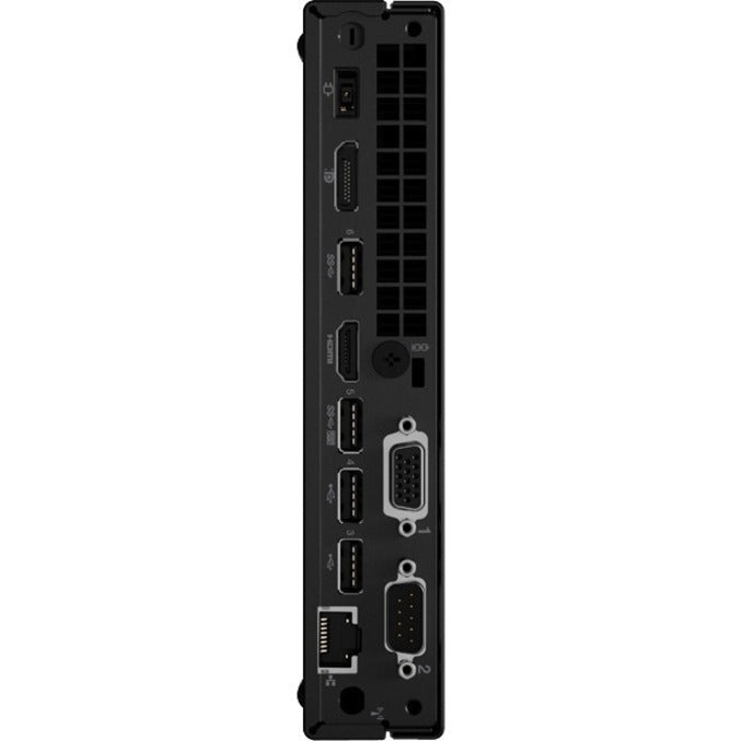 Rear Image for Lenovo ThinkCentre M75q Gen 2 11JN002RUS Desktop Computer - AMD Ryzen 7 PRO 5750GE - 16 GB - 512 GB PCI Express NVMe SSD - Tiny - Black