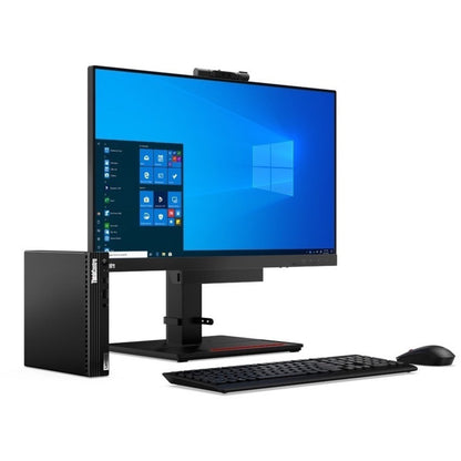 Alternate-Image3 Image for Lenovo ThinkCentre M75q Gen 2 11JN002RUS Desktop Computer - AMD Ryzen 7 PRO 5750GE - 16 GB - 512 GB PCI Express NVMe SSD - Tiny - Black