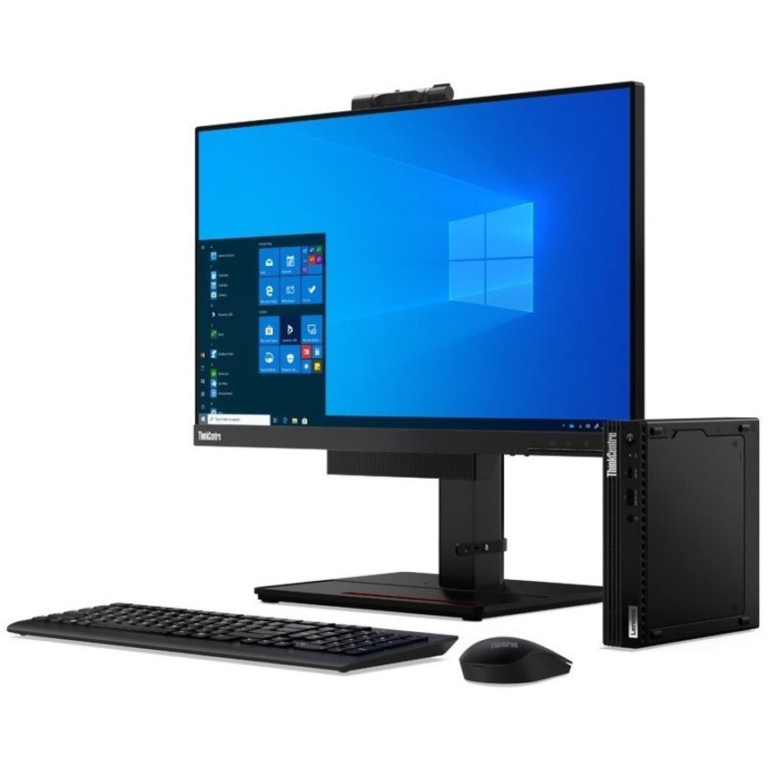Alternate-Image2 Image for Lenovo ThinkCentre M75q Gen 2 11JN002RUS Desktop Computer - AMD Ryzen 7 PRO 5750GE - 16 GB - 512 GB PCI Express NVMe SSD - Tiny - Black
