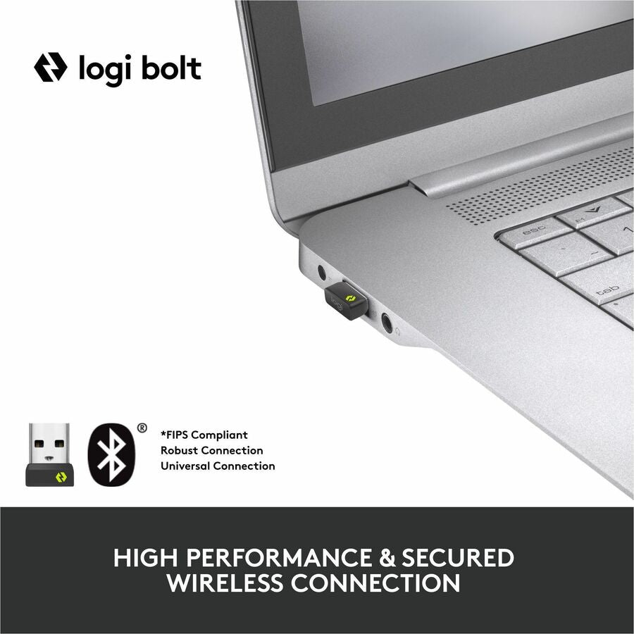 Alternate-Image1 Image for Logitech Signature M650 L for Business Wireless Mouse, For Large Sized Hands, Logi Bolt, Bluetooth, Graphite