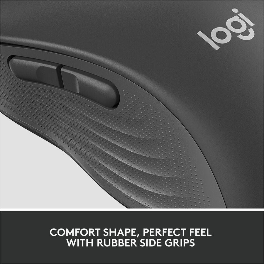 Alternate-Image7 Image for Logitech Signature M650 L for Business Wireless Mouse, For Large Sized Hands, Logi Bolt, Bluetooth, Graphite