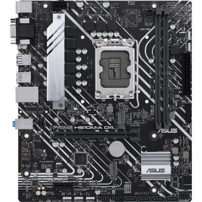 Alternate-Image6 Image for Asus Prime H610M-A D4-CSM Desktop Motherboard - Intel H610 Chipset - Socket LGA-1700 - Micro ATX