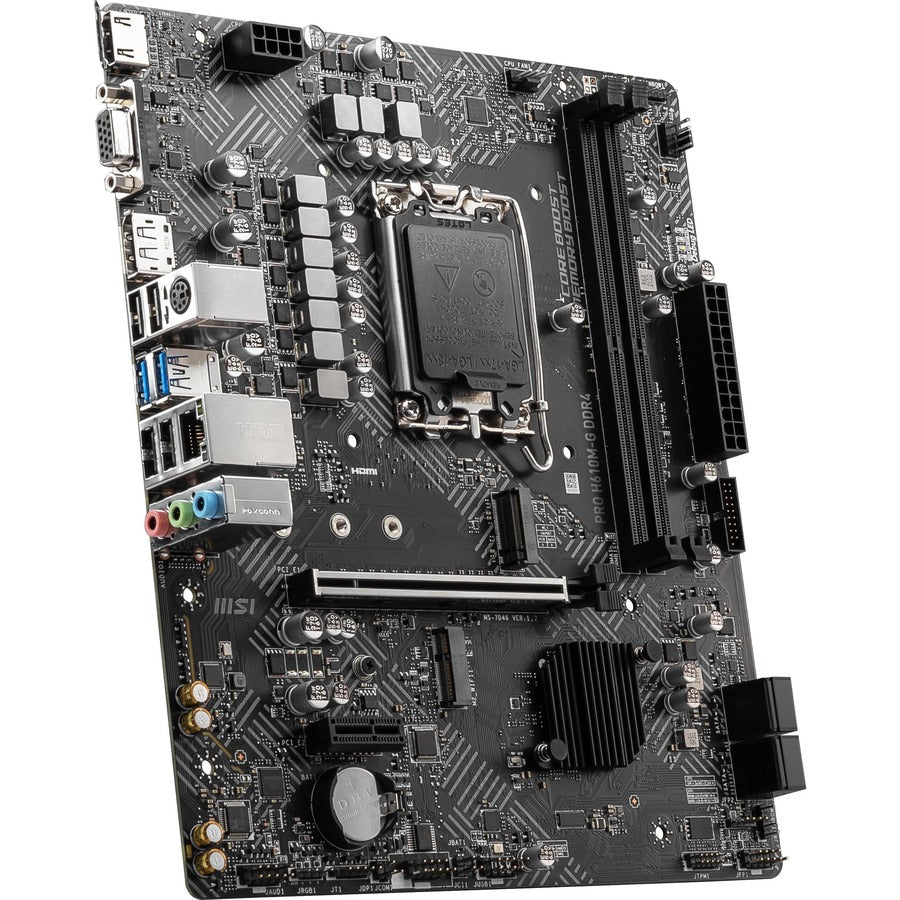 Alternate-Image1 Image for MSI H610M-G DDR4 Desktop Motherboard - Intel H610 Chipset - Socket LGA-1700 - Micro ATX