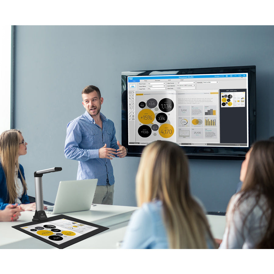Life-Style Image for Adesso 5 Megapixel Fixed-Focus A4 Document Camera Scanner with OCR Text Recognition