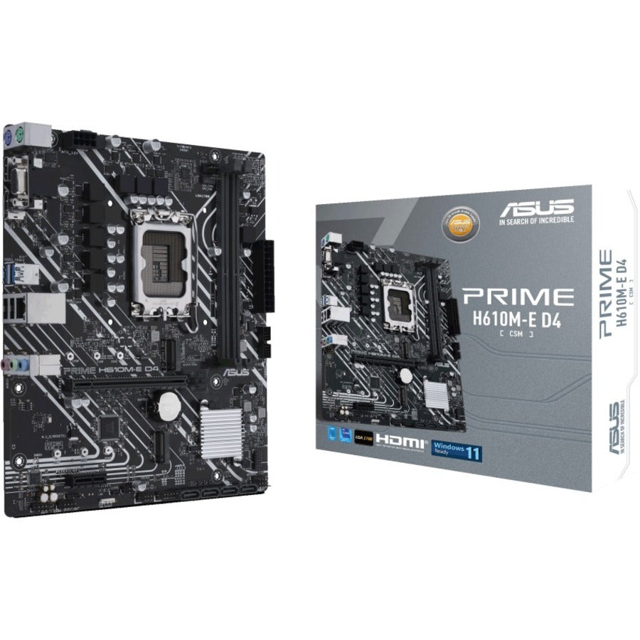 Alternate-Image5 Image for Asus Prime H610M-E D4-CSM Desktop Motherboard - Intel H610 Chipset - Socket LGA-1700