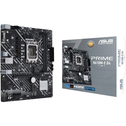 Alternate-Image5 Image for Asus Prime H610M-E D4-CSM Desktop Motherboard - Intel H610 Chipset - Socket LGA-1700