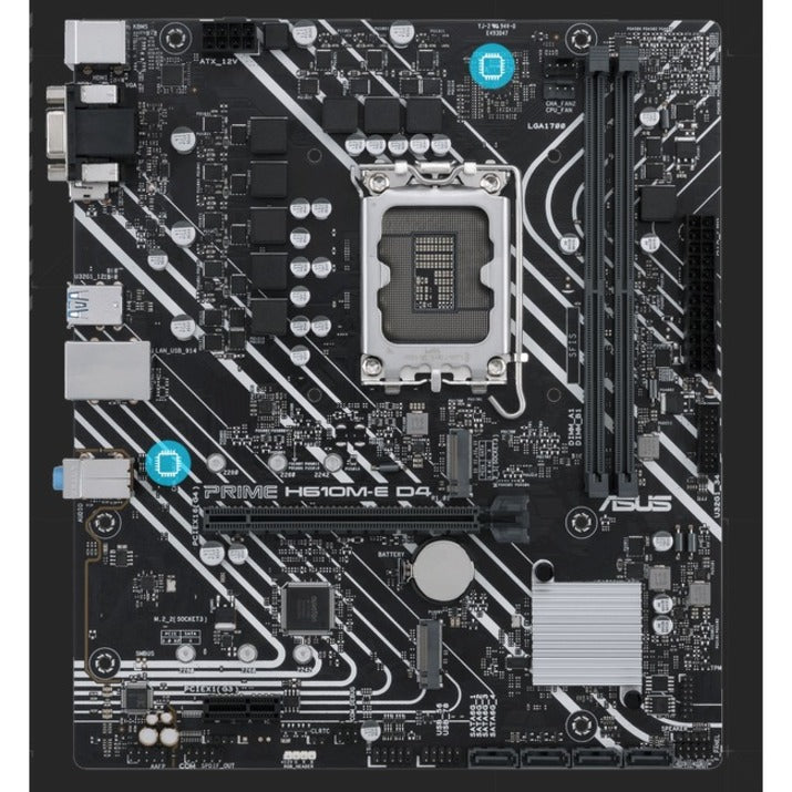 Alternate-Image6 Image for Asus Prime H610M-E D4-CSM Desktop Motherboard - Intel H610 Chipset - Socket LGA-1700