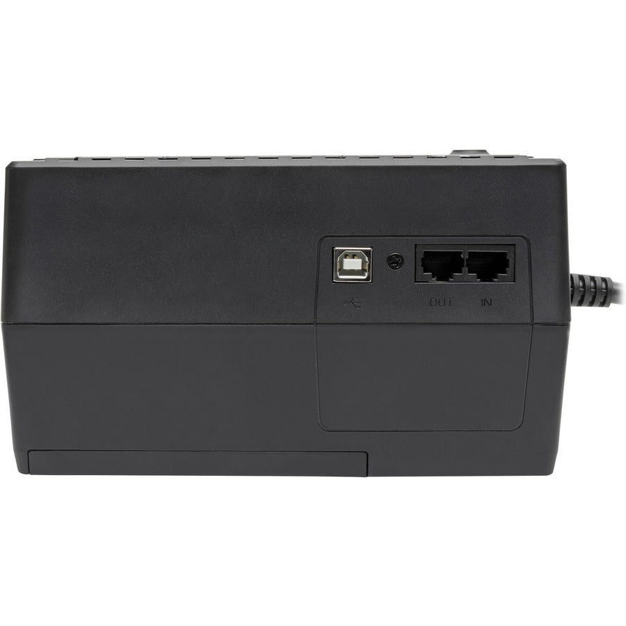Bottom Image for Eaton Tripp Lite Series 550VA 300W Standby UPS - 10 NEMA 5-15R Outlets, 120V, 50/60 Hz, USB, 5-15P Plug, Desktop/Wall Mount