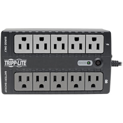 Front Image for Eaton Tripp Lite Series 550VA 300W Standby UPS - 10 NEMA 5-15R Outlets, 120V, 50/60 Hz, USB, 5-15P Plug, Desktop/Wall Mount