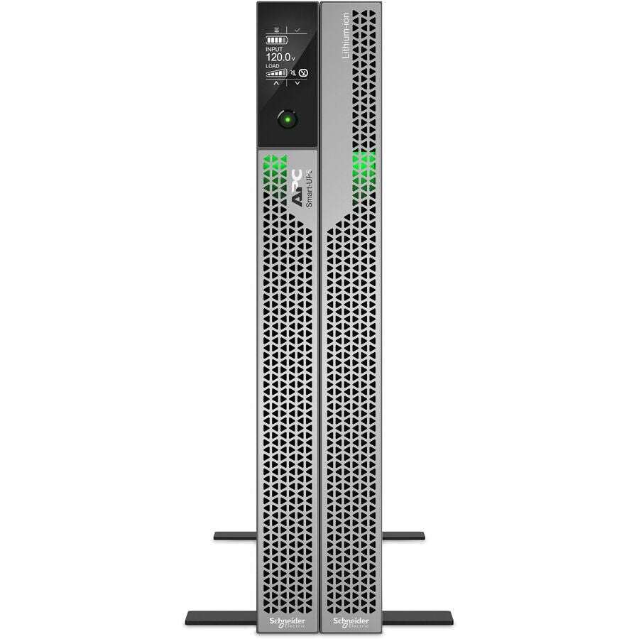 Alternate-Image5 Image for APC Smart-UPS Ultra On-Line, 2200VA, Lithium-ion, Rack/Tower 1U, 120V, 5x 5-20R, 1x L5-20R NEMA outlets, Network Card, Extended runtime, W/rail kit