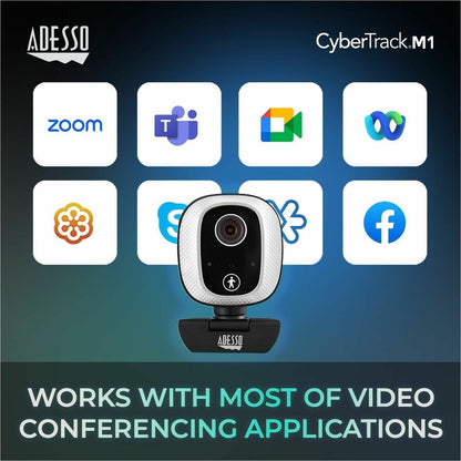 Alternate-Image6 Image for Adesso CyberTrack M1 Webcam - 2.1 Megapixel - 30 fps - USB 2.0