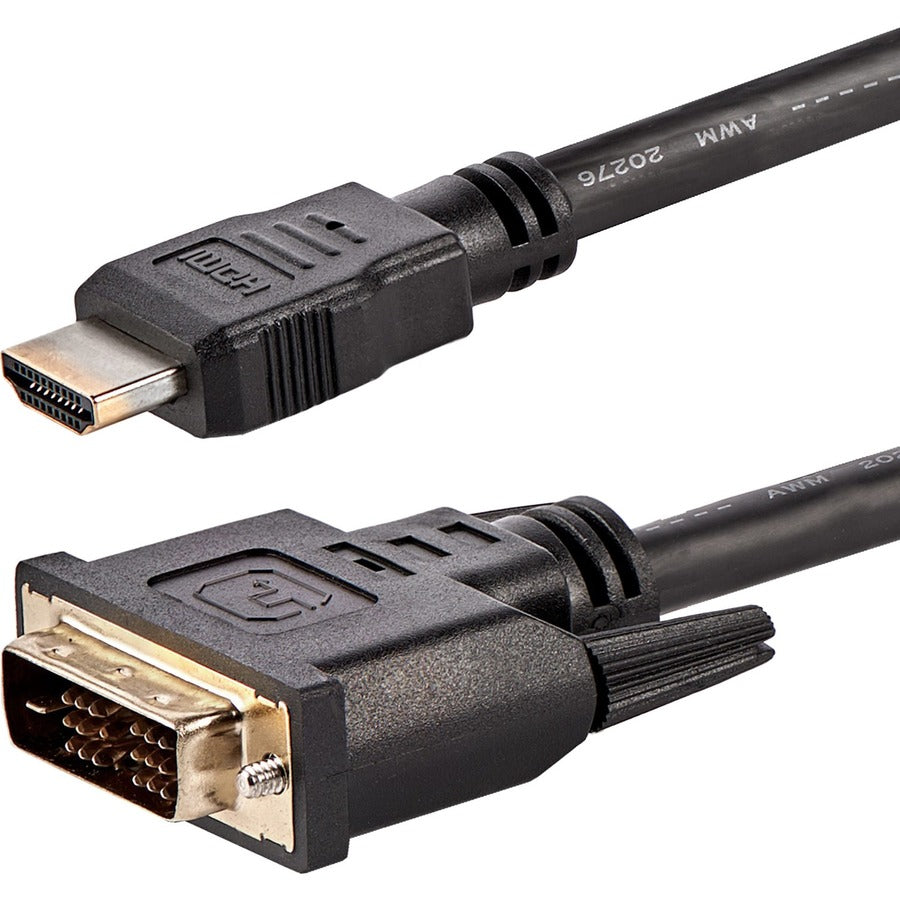 Alternate-Image3 Image for StarTech.com 6ft (1.8m) HDMI to DVI Cable, DVI-D to HDMI Display Cable (1920x1200p), 10 Pack, Black, HDMI to DVI-D Adapter Cord M/M
