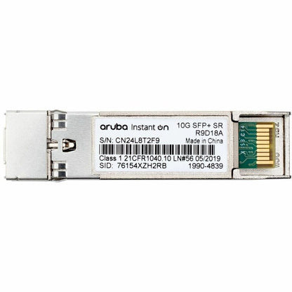 Alternate-Image1 Image for HPE Instant On 10G SFP+ LC SR 300m OM3 MMF Transceiver