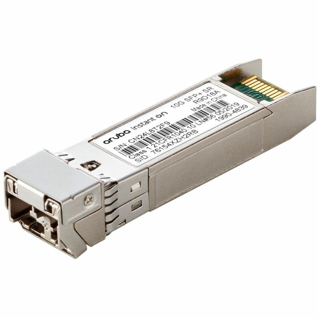 Main Image for HPE Instant On 10G SFP+ LC SR 300m OM3 MMF Transceiver