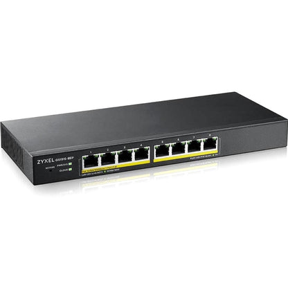 Alternate-Image1 Image for ZYXEL GS1915-8EP 8-Port Gigabit Smart Nebula Cloud Managed PoE Switch | 8 PoE+ Ports at 60W