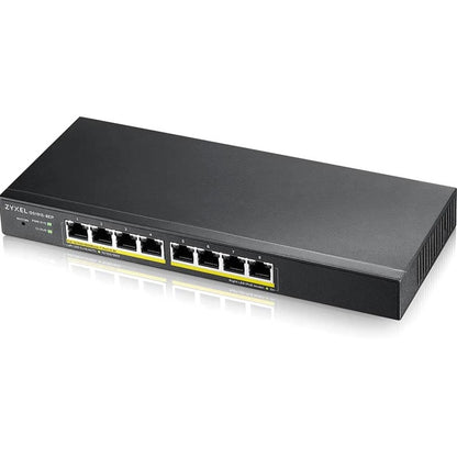 Alternate-Image2 Image for ZYXEL GS1915-8EP 8-Port Gigabit Smart Nebula Cloud Managed PoE Switch | 8 PoE+ Ports at 60W