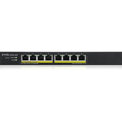 Main Image for ZYXEL GS1915-8EP 8-Port Gigabit Smart Nebula Cloud Managed PoE Switch | 8 PoE+ Ports at 60W
